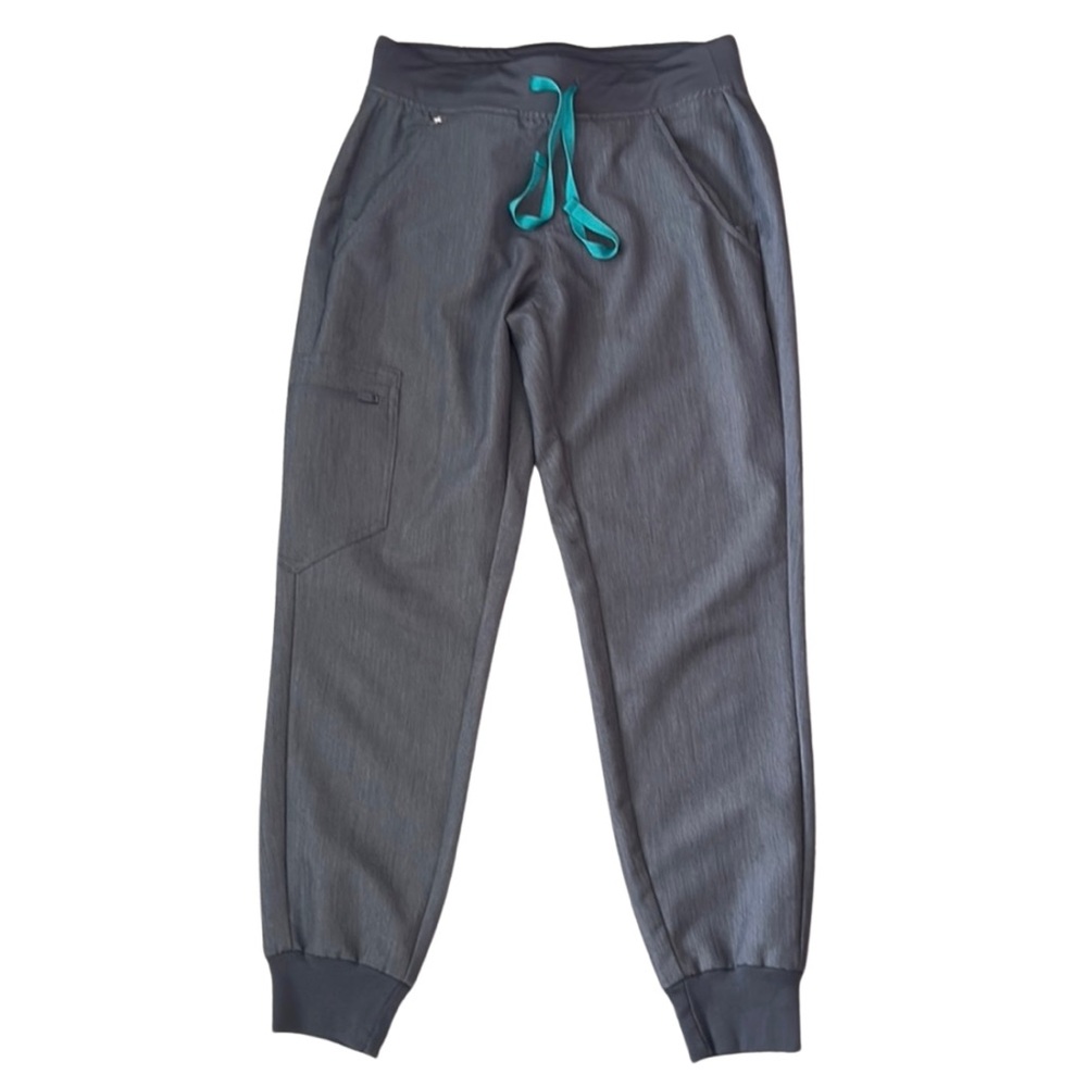 XS Petite Figs Zamora Joggers - graphite